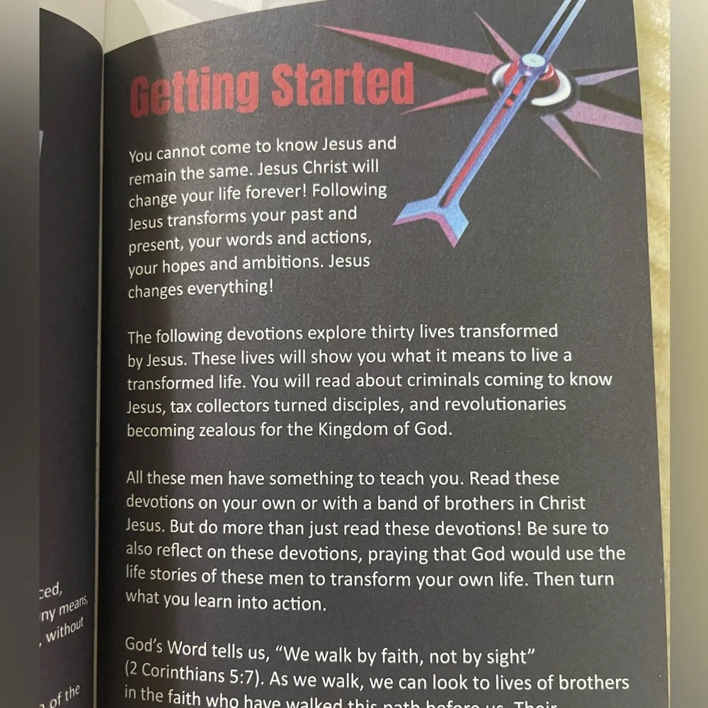 Living by Faith 30 Prayer Devotion Prayer Journal for men